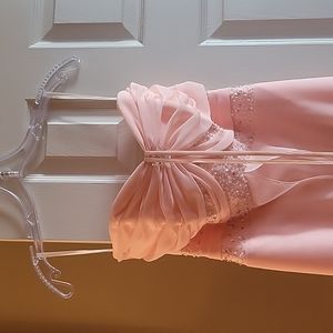 Peach Prom Dress Size 10